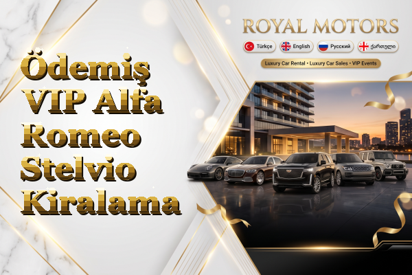 Ödemiş VIP Alfa Romeo Stelvio Kiralama