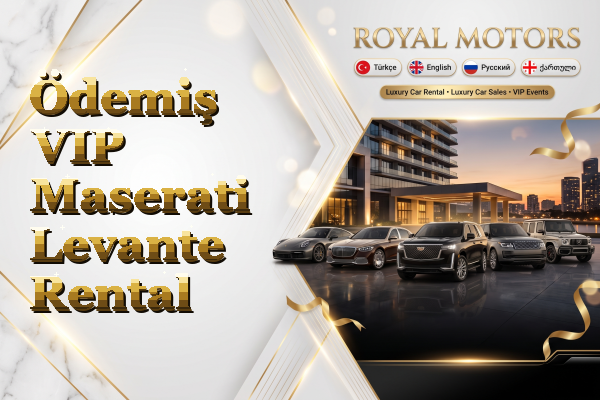 Ödemiş VIP Maserati Levante Rental