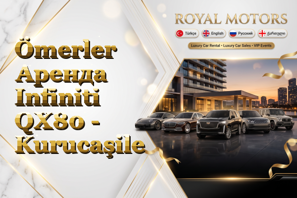 Ömerler Аренда Infiniti QX80 - Kurucaşile