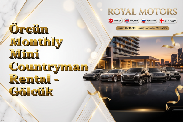 Örcün Monthly Mini Countryman Rental - Gölcük