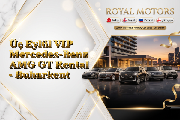 Üç Eylül VIP Mercedes-Benz AMG GT Rental - Buharkent