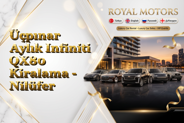 Üçpınar Aylık Infiniti QX80 Kiralama - Nilüfer
