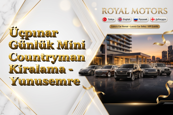 Üçpınar Günlük Mini Countryman Kiralama - Yunusemre