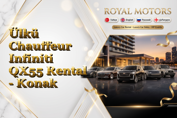 Ülkü Chauffeur Infiniti QX55 Rental - Konak