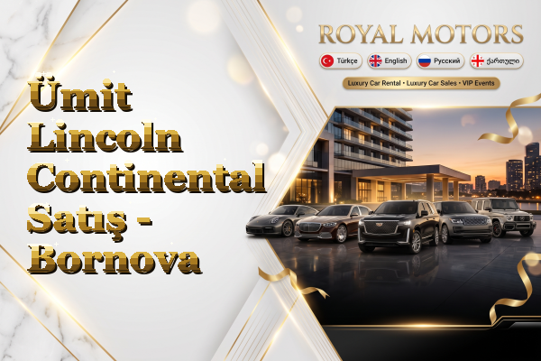 Ümit Lincoln Continental Satış - Bornova