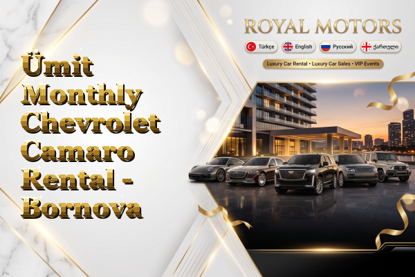Ümit Monthly Chevrolet Camaro Rental - Bornova