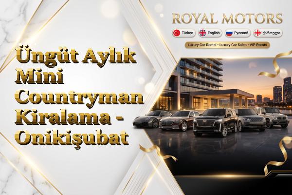 Üngüt Aylık Mini Countryman Kiralama - Onikişubat
