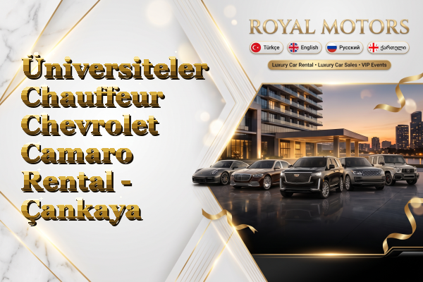 Üniversiteler Chauffeur Chevrolet Camaro Rental - Çankaya