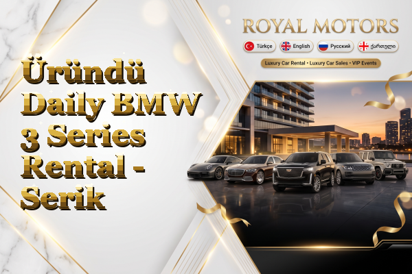 Üründü Daily BMW 3 Series Rental - Serik