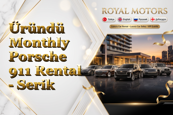 Üründü Monthly Porsche 911 Rental - Serik