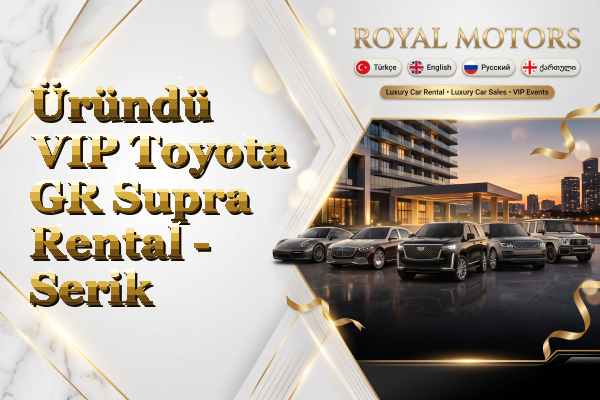 Üründü VIP Toyota GR Supra Rental - Serik
