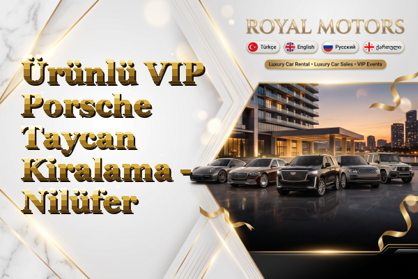 Ürünlü VIP Porsche Taycan Kiralama - Nilüfer