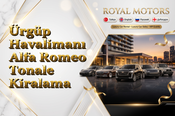 Ürgüp Havalimanı Alfa Romeo Tonale Kiralama