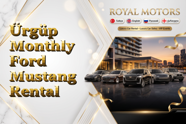 Ürgüp Monthly Ford Mustang Rental
