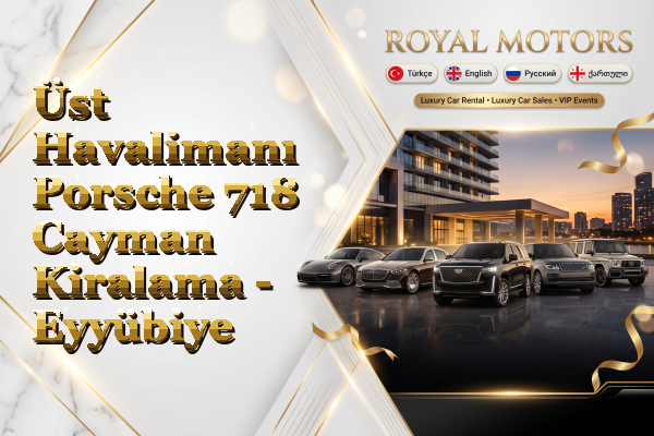 Üst Havalimanı Porsche 718 Cayman Kiralama - Eyyübiye