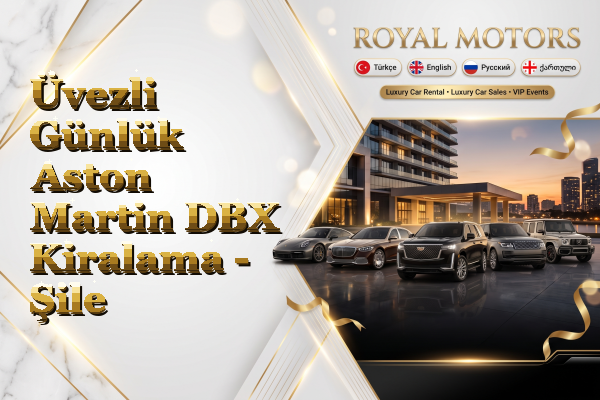 Üvezli Günlük Aston Martin DBX Kiralama - Şile