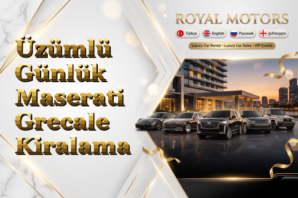 Üzümlü Günlük Maserati Grecale Kiralama