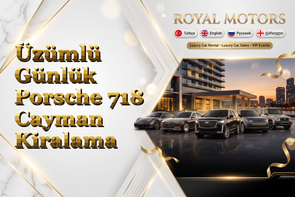 Üzümlü Günlük Porsche 718 Cayman Kiralama