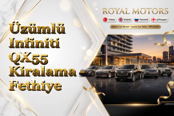 Üzümlü Infiniti QX55 Kiralama - Fethiye