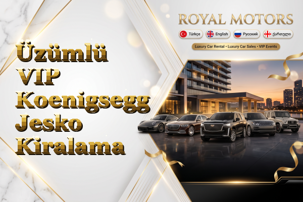 Üzümlü VIP Koenigsegg Jesko Kiralama