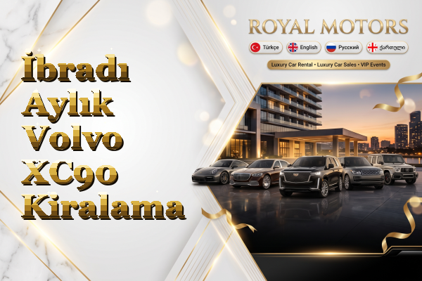 İbradı Aylık Volvo XC90 Kiralama