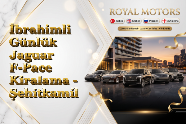 İbrahimli Günlük Jaguar F-Pace Kiralama - Şehitkamil