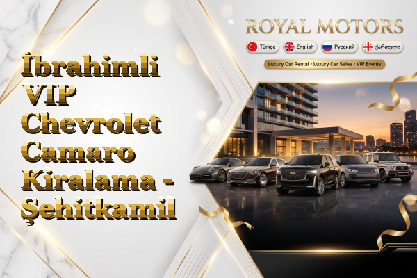 İbrahimli VIP Chevrolet Camaro Kiralama - Şehitkamil