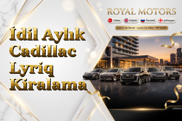 İdil Aylık Cadillac Lyriq Kiralama