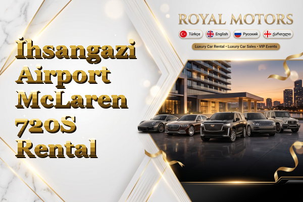 İhsangazi Airport McLaren 720S Rental