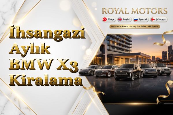 İhsangazi Aylık BMW X3 Kiralama