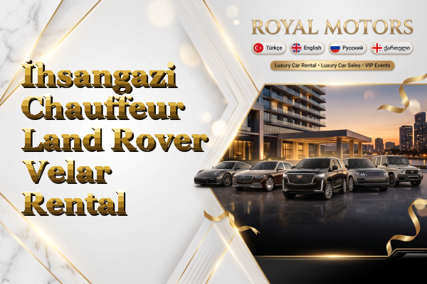 İhsangazi Chauffeur Land Rover Velar Rental
