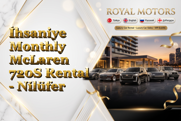 İhsaniye Monthly McLaren 720S Rental - Nilüfer