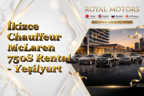 İkizce Chauffeur McLaren 750S Rental - Yeşilyurt