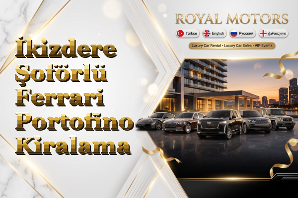 İkizdere Şoförlü Ferrari Portofino Kiralama