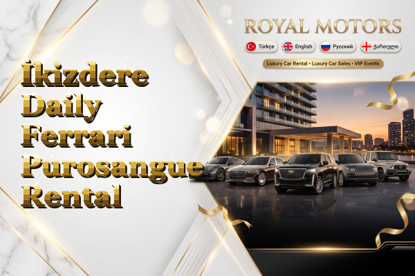 İkizdere Daily Ferrari Purosangue Rental