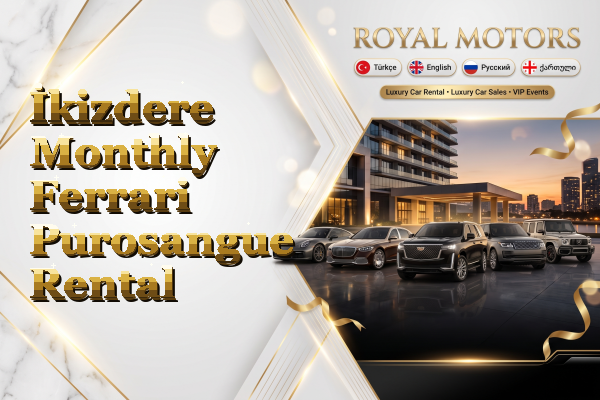 İkizdere Monthly Ferrari Purosangue Rental