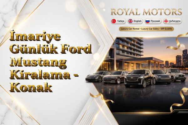 İmariye Günlük Ford Mustang Kiralama - Konak
