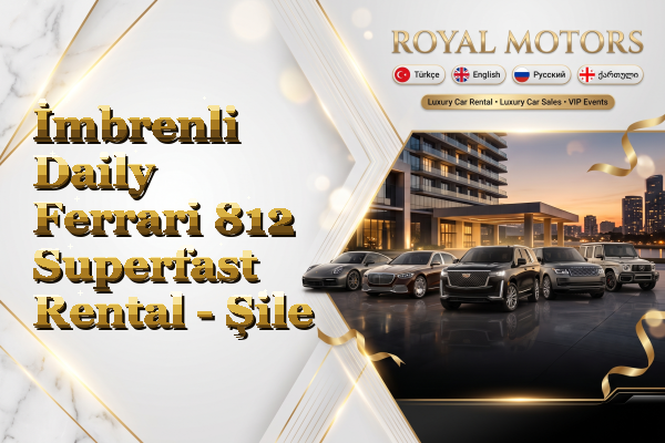 İmbrenli Daily Ferrari 812 Superfast Rental - Şile