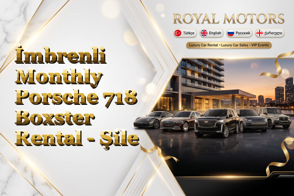 İmbrenli Monthly Porsche 718 Boxster Rental - Şile