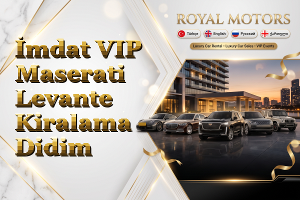 İmdat VIP Maserati Levante Kiralama - Didim