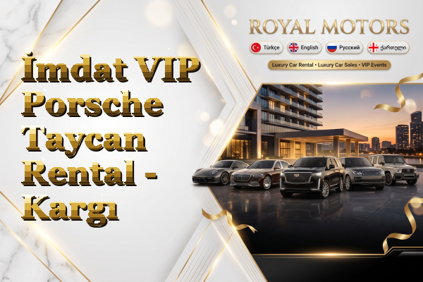 İmdat VIP Porsche Taycan Rental - Kargı
