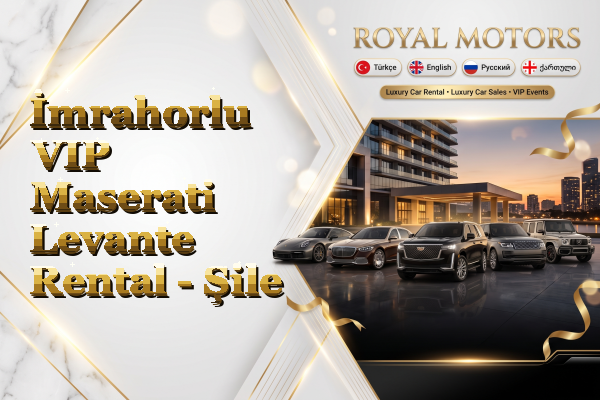 İmrahorlu VIP Maserati Levante Rental - Şile