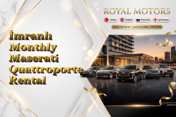 İmranlı Monthly Maserati Quattroporte Rental
