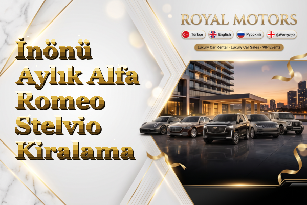 İnönü Aylık Alfa Romeo Stelvio Kiralama