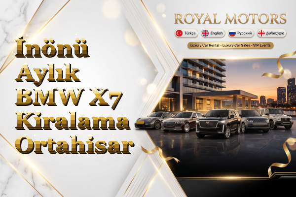 İnönü Aylık BMW X7 Kiralama - Ortahisar