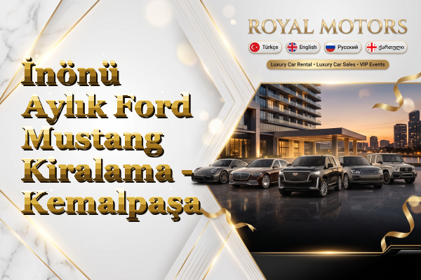İnönü Aylık Ford Mustang Kiralama - Kemalpaşa