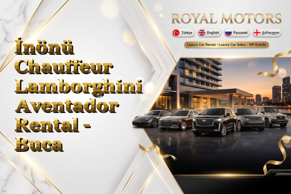 İnönü Chauffeur Lamborghini Aventador Rental - Buca