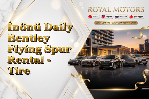 İnönü Daily Bentley Flying Spur Rental - Tire