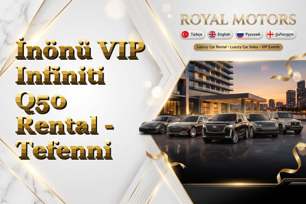İnönü VIP Infiniti Q50 Rental - Tefenni