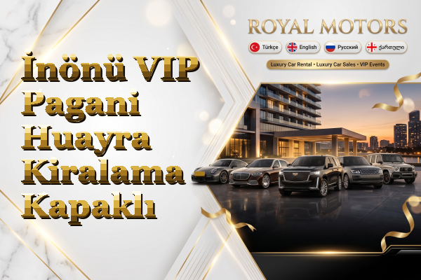 İnönü VIP Pagani Huayra Kiralama - Kapaklı